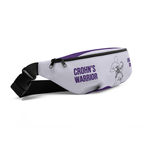 ILLTOCHILL Crohn's disease awareness and support gift Fanny Pack – Default Front Left (Black)