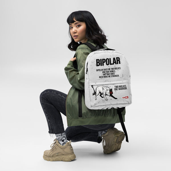 ILLTOCHILL Bipolar Support Backpack – Women's Front (Clear)