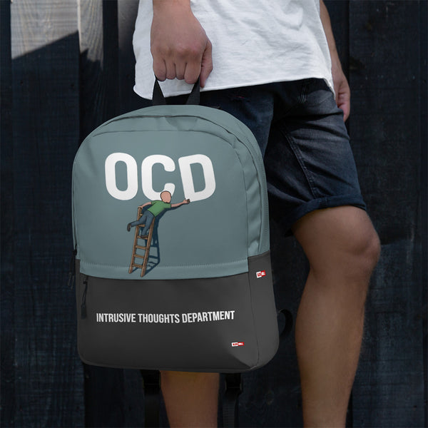 ILLTOCHILL OCD Awareness Backpack – Men's Lifestyle Left (Clear)