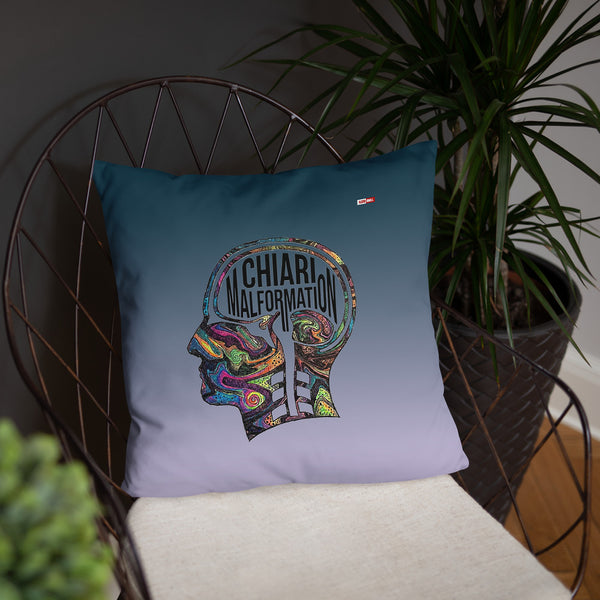 ILLTOCHILL CM Chiari Malformation awareness gift Pillow – Lifestyle Front Lifestyle 4 (Black)