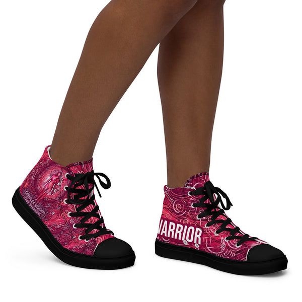 ILLTOCHILL CRPS Awareness Women's High Top Shoes – Women's Right (Crps Awareness Women's High Top Shoes)