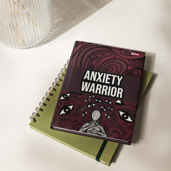 ILLTOCHILL Anxiety Awareness Hardcover Journal – Lifestyle 2 Front (Anxiety Awareness Hardcover Journal)