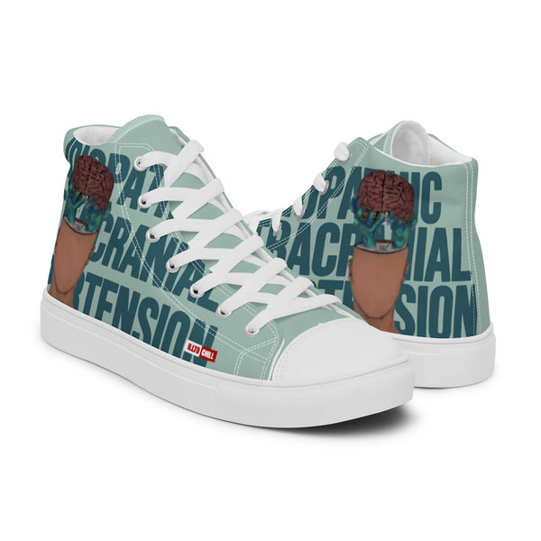 ILLTOCHILL IIH awareness Idiopathic support gift Men’s high top canvas shoes – Flat 3 Right