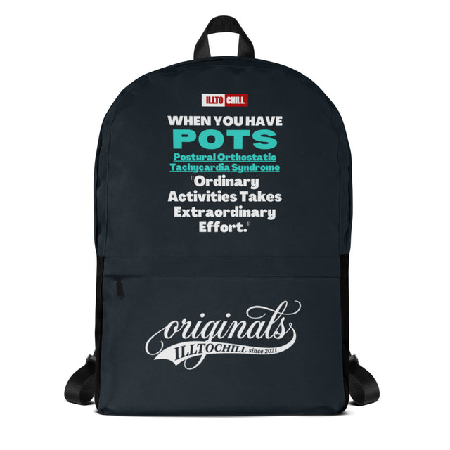 POTS Backpack — Carry Your Identity, Not Your Diagnosis | ILLTOCHILL