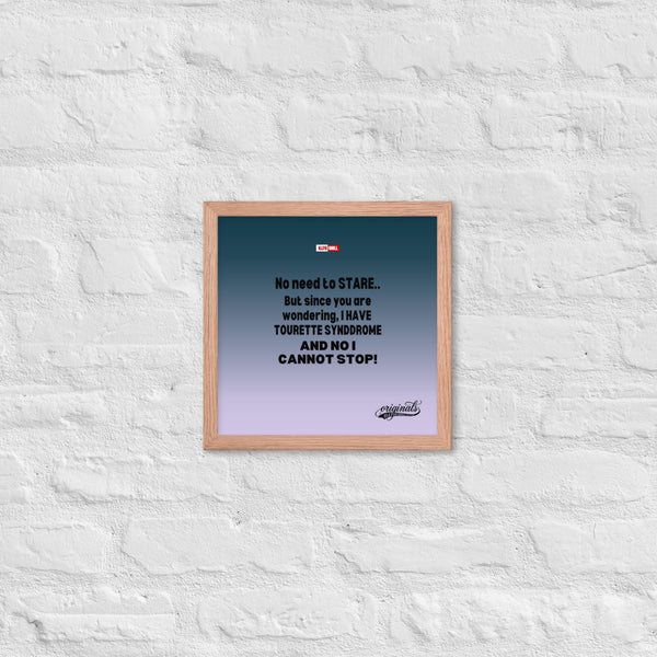 tourette-framed-photo-paper-poster