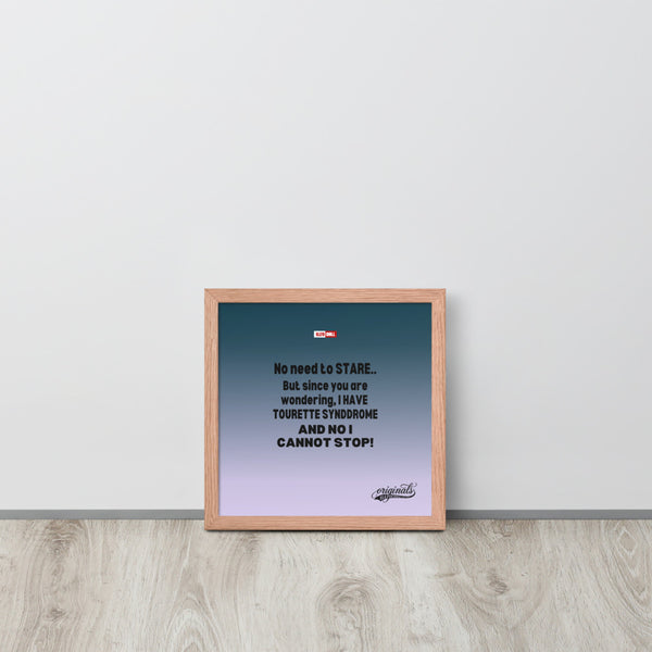 tourette-framed-photo-paper-poster