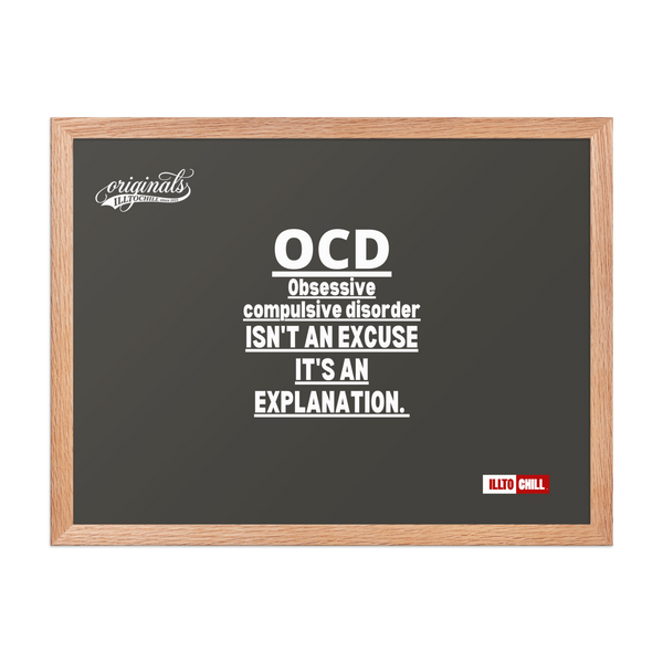 OCD Framed photo paper poster
