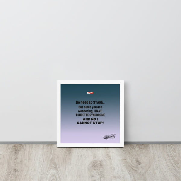 tourette-framed-photo-paper-poster