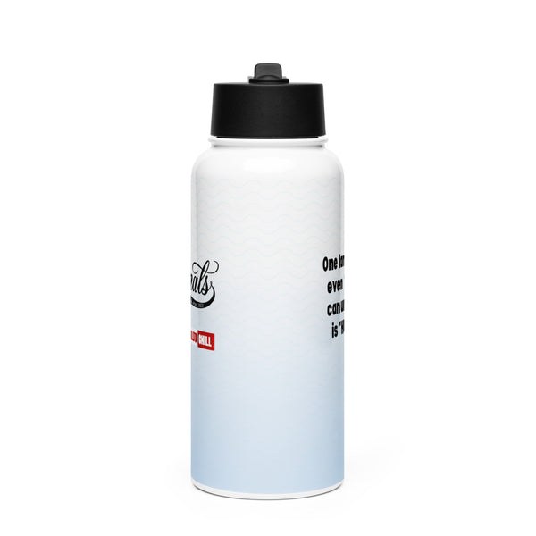 ILLTOCHILL autistic 1 stainless steel water bottle with straw lid