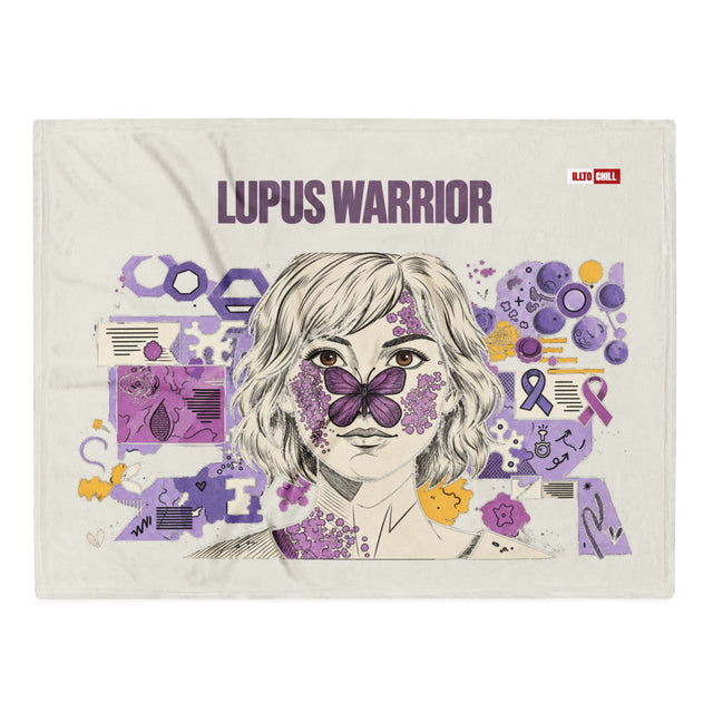 Rest Without Guilt Lupus Throw Blanket – ILLTOCHILL