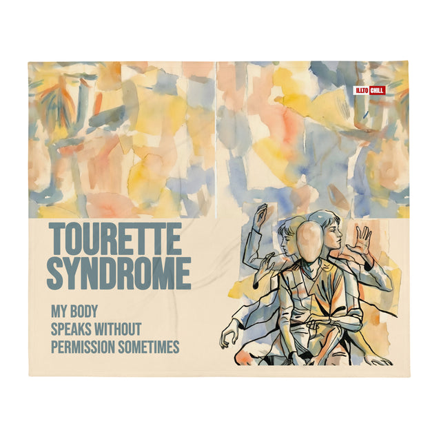 Comfort In Chaos Tourette Syndrome Throw Blanket – ILLTOCHILL Home