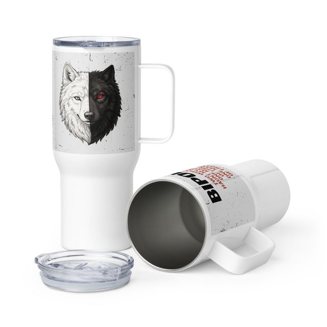 Bipolar Travel Mug With Handle – Awareness Coffee Companion for Daily Resilience by ILLTOCHILL