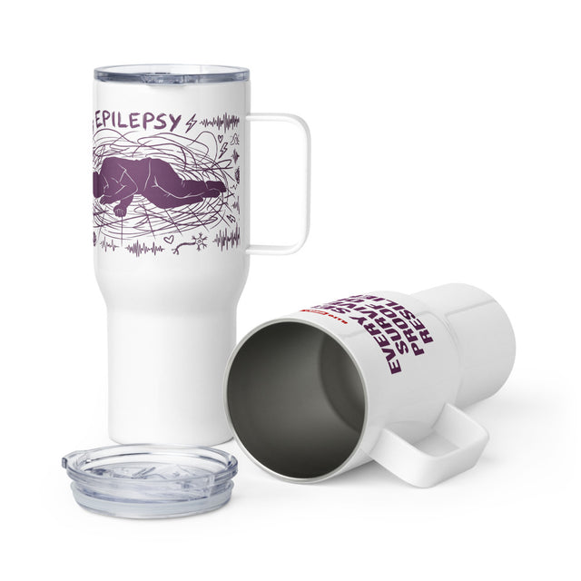 Seizure Strong Epilepsy Travel Mug – by ILLTOCHILL Daily Use