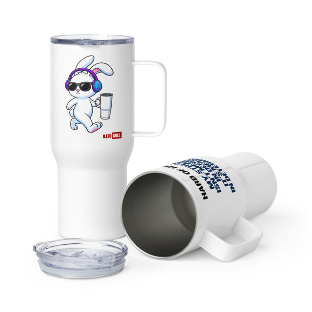 Can’t Hear Chaos Hard of Hearing Travel Mug – ILLTOCHILL Commute Fuel