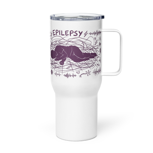 Seizure Strong Epilepsy Travel Mug – by ILLTOCHILL Daily Use