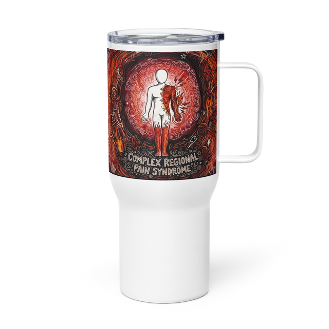 Fuel the fight CRPS everyday comfort Travel mug by ILLTOCHILL
