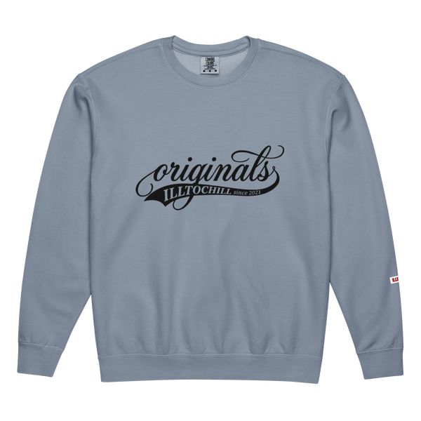 OCD Unisex garment-dyed fleece crewneck sweatshirt