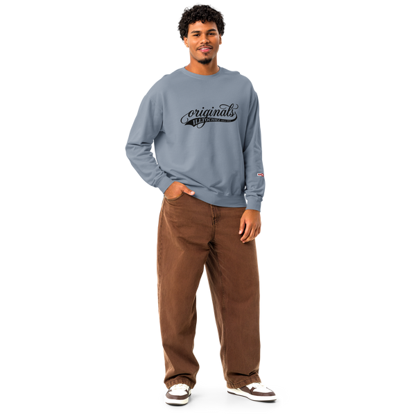 OCD Unisex garment-dyed fleece crewneck sweatshirt