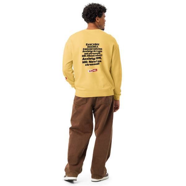 anxiety-unisex-garment-dyed-fleece-crewneck-sweatshirt