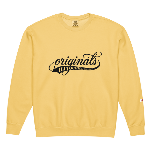 OCD Unisex garment-dyed fleece crewneck sweatshirt