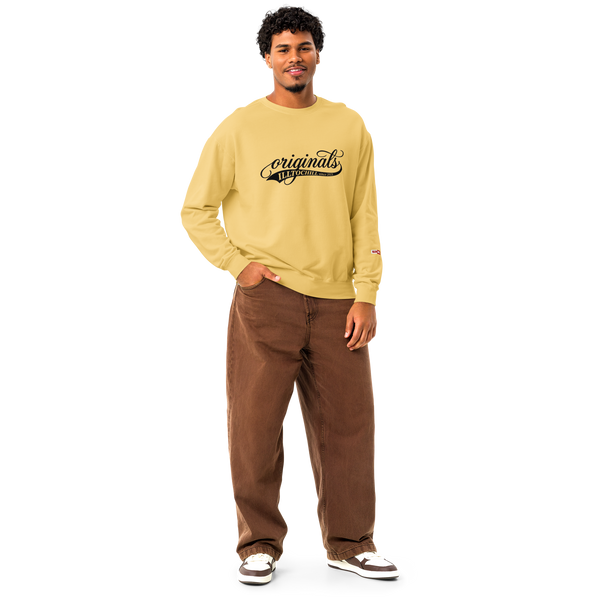 OCD Unisex garment-dyed fleece crewneck sweatshirt