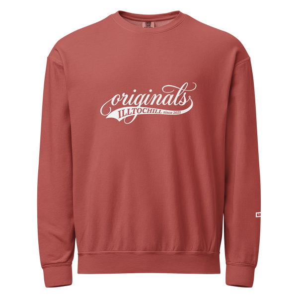 OCD Unisex garment-dyed fleece crewneck sweatshirt