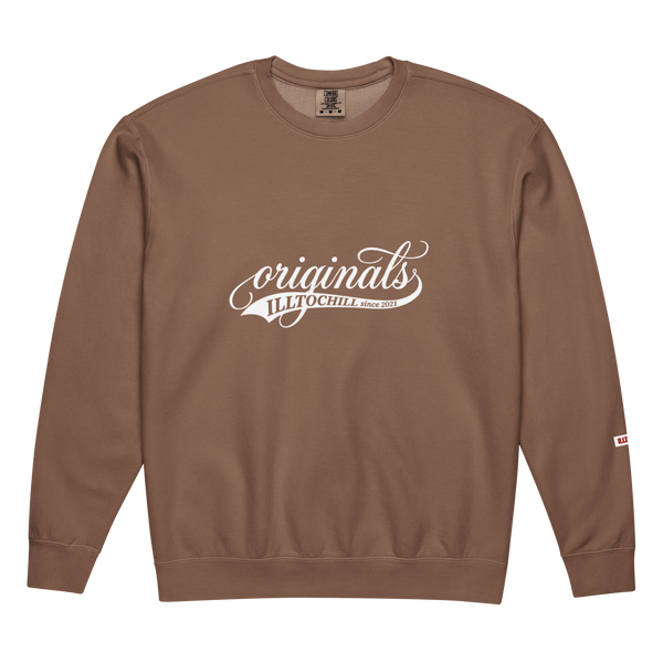 OCD Unisex garment-dyed fleece crewneck sweatshirt