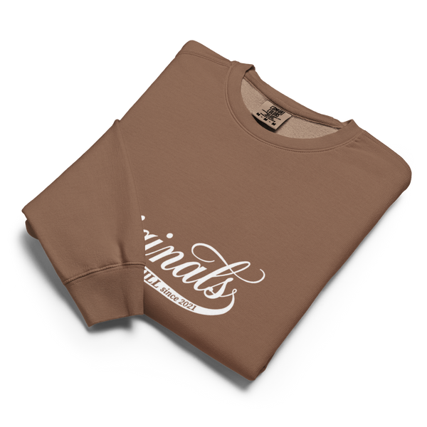 OCD Unisex garment-dyed fleece crewneck sweatshirt
