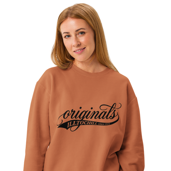 OCD Unisex garment-dyed fleece crewneck sweatshirt
