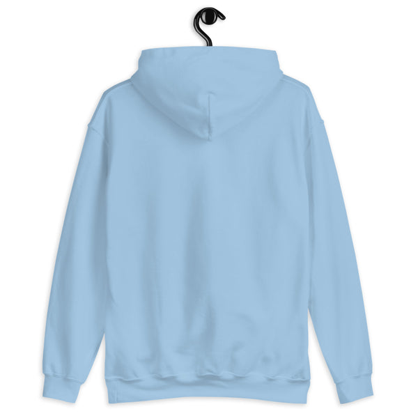 Light Blue Hoodie Back 2 - ILLTOCHILL Endometriosis awareness 'It's more than just a painful day' endo support gift Unisex Hoodie.