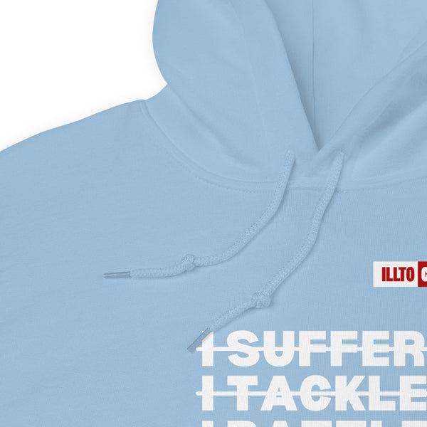 Light Blue Hoodie Detail 1 - ILLTOCHILL Mast cell activation syndrome 'I Battle MCAS' awareness gift Unisex Hoodie.