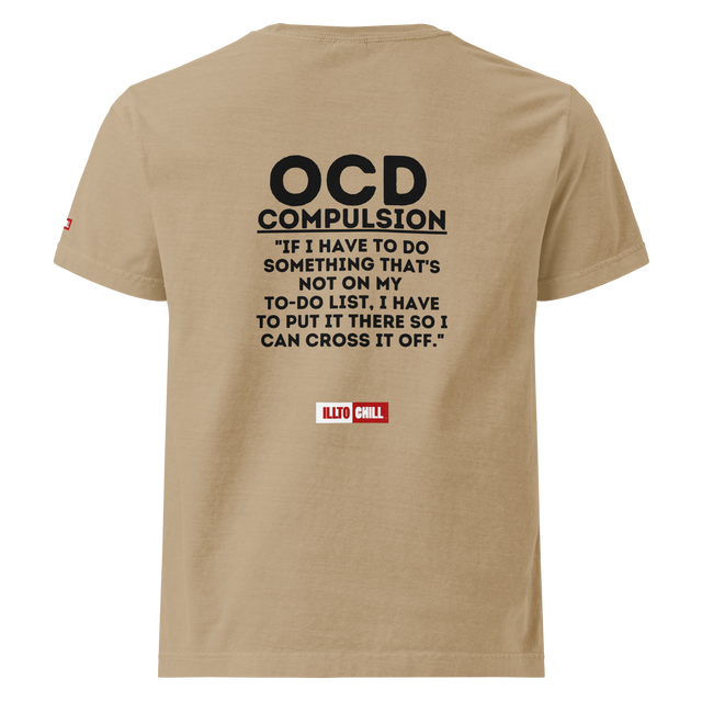 OCD Showing Up Anyway: Unisex Oversized T Shirt for Every Intrusive Thinker | ILLTOCHILL