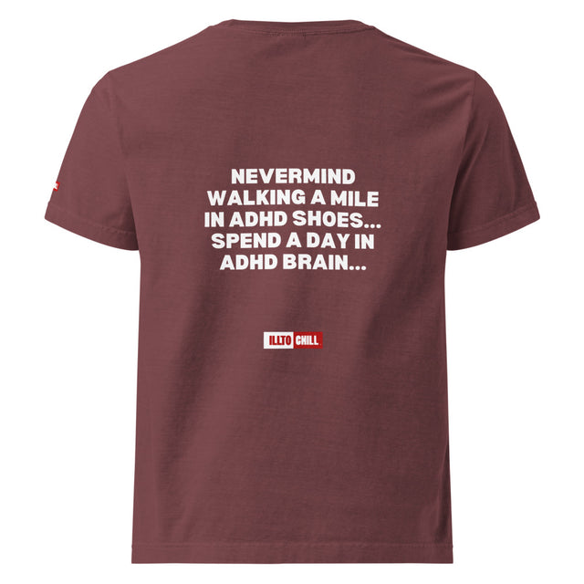 ADHDer Unisex Oversized T Shirt | Wired Loud, Dressed Proud | ILLTOCHILL