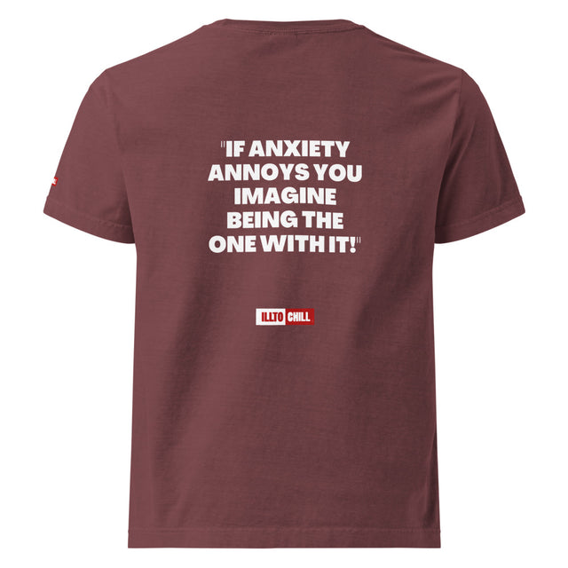 Anxious and Unapologetic Unisex Oversized T Shirt for the Anxiety Community | ILLTOCHILL
