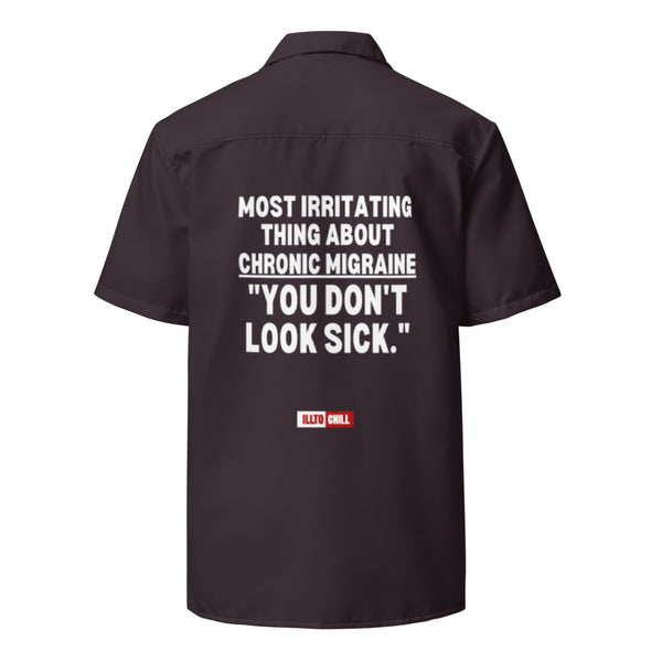 ILLTOCHILL Migraine Button_Shirt