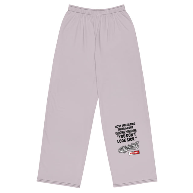 Migraine Community All-over print unisex wide-leg pants | ILLTOCHILL