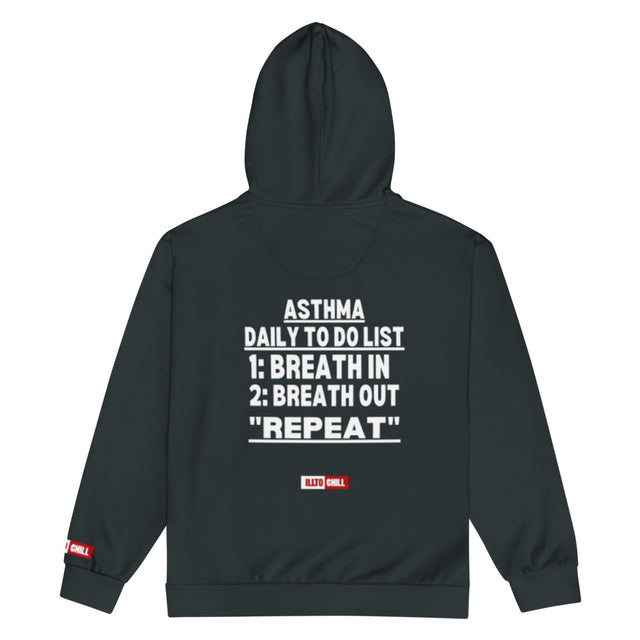 Asthma Unisex Zip Hoodie — Asthmatic Pride & Community | ILLTOCHILL