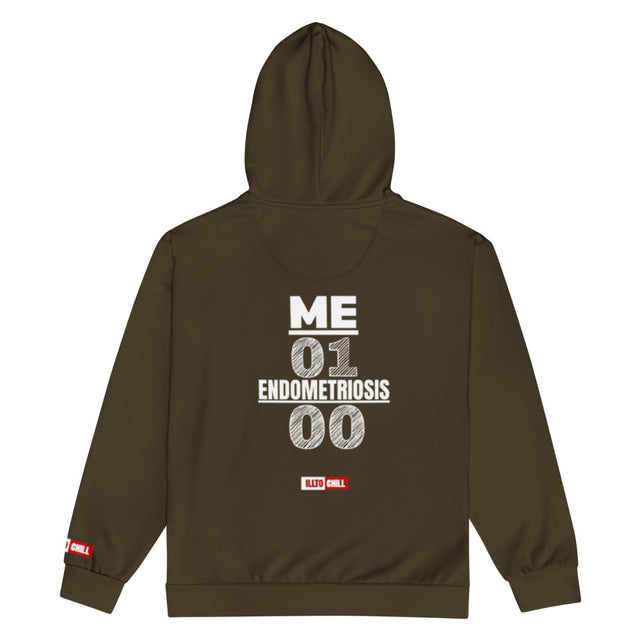 Endometriosis Unisex Zip Hoodie | Endo Pride, Not Apology | ILLTOCHILL