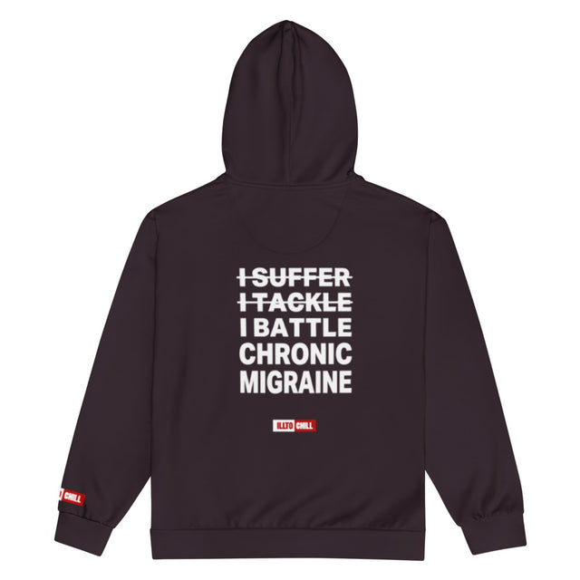 Migraine Identity Chronic Migraine Unisex zip hoodie | ILLTOCHILL