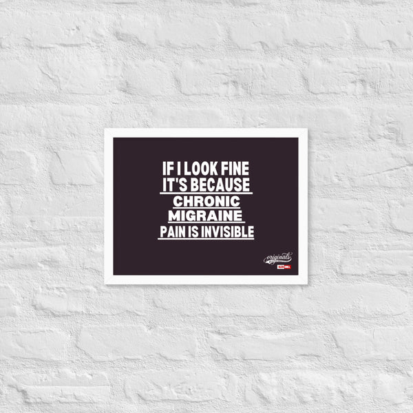 ILLTOCHILL Migraine Poster