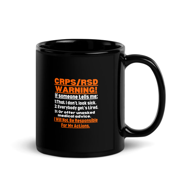 CRPS Black Glossy Mug — Drinkware for the Defiant | ILLTOCHILL