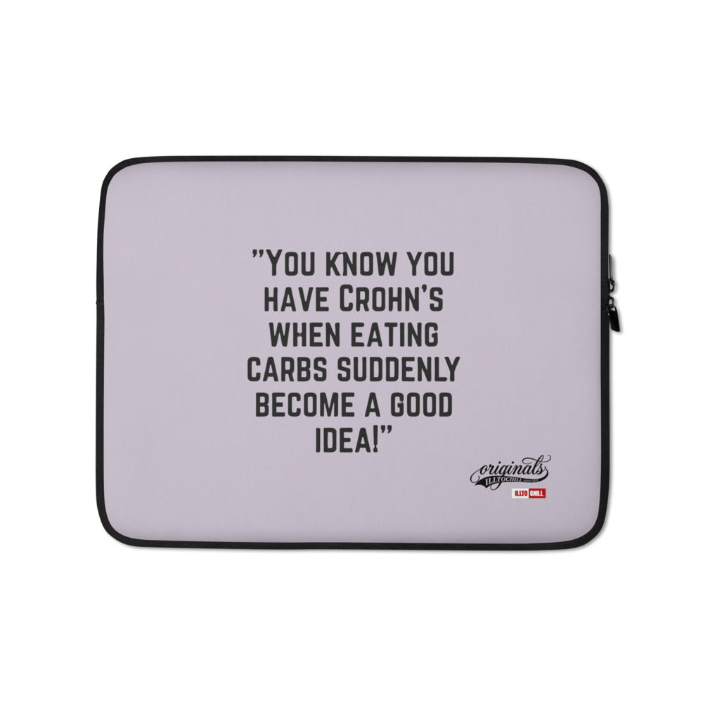 ILLTOCHILL Crohn's Laptop_Sleeve