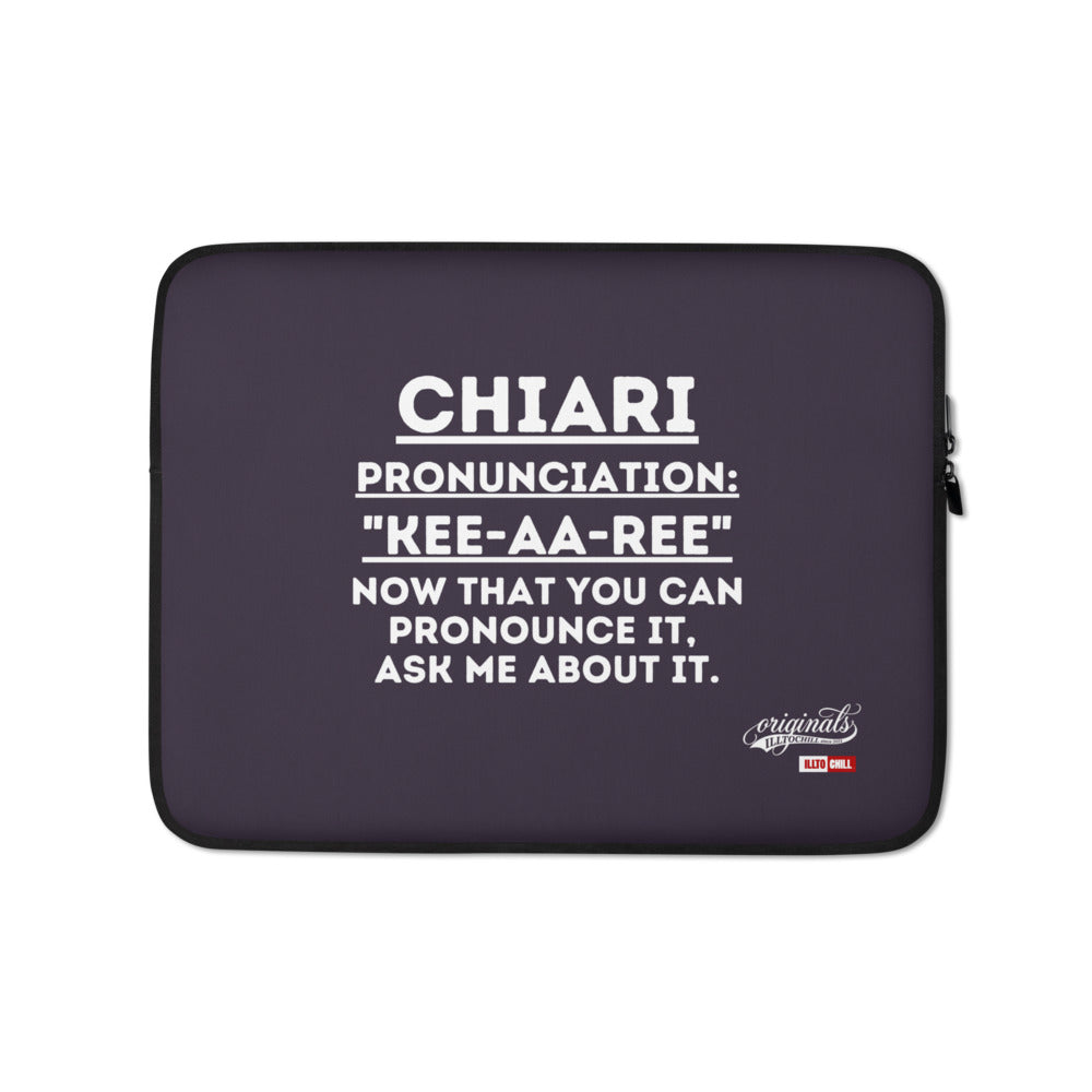 ILLTOCHILL Chiari Laptop_Sleeve