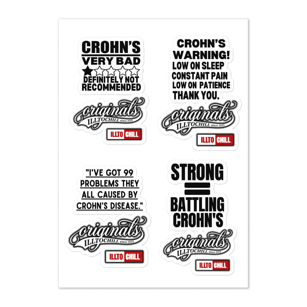 ILLTOCHILL Crohn's Sticker