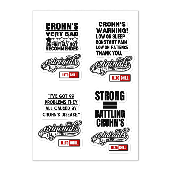 ILLTOCHILL Crohn's Sticker