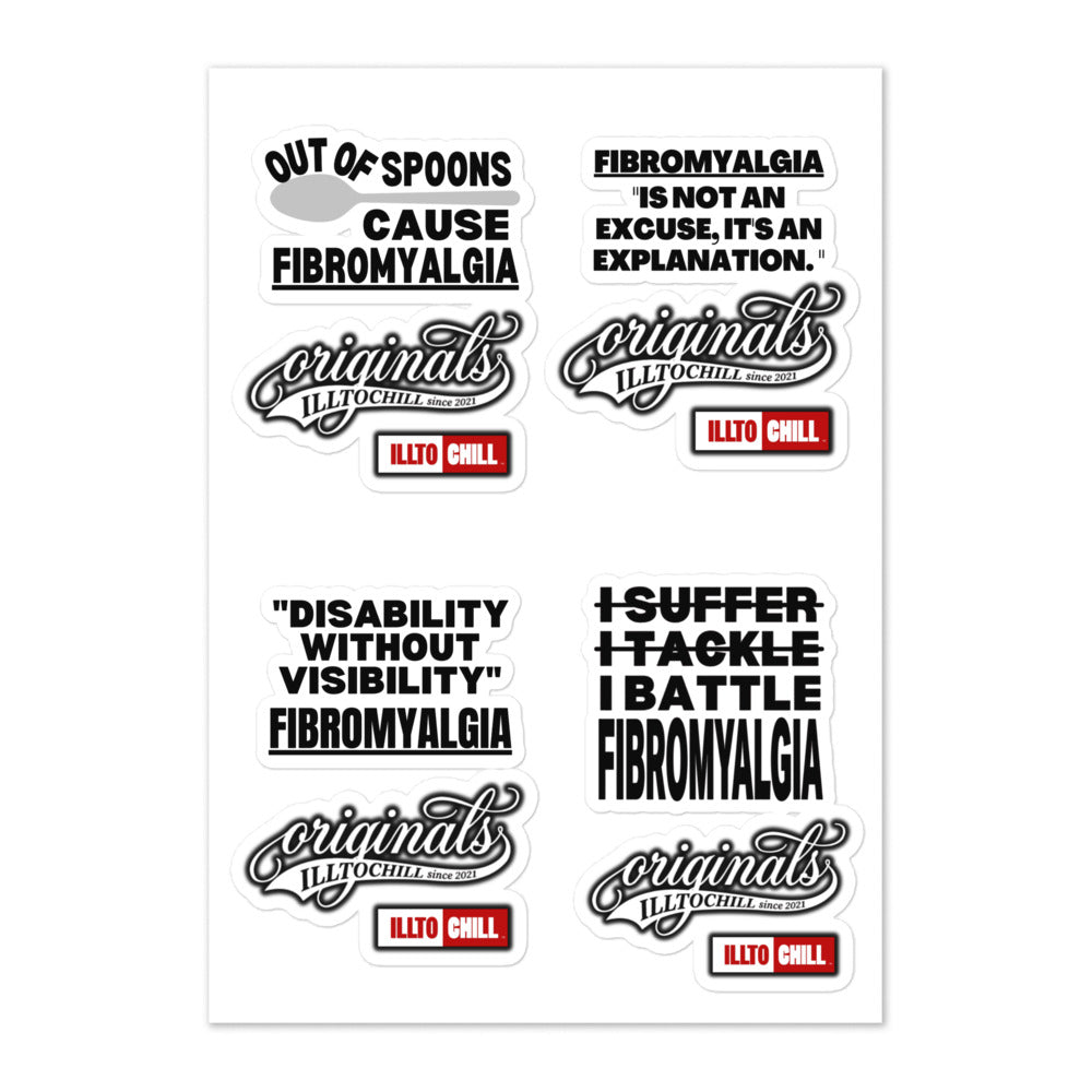 ILLTOCHILL Fibromyalgia Sticker