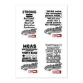 ILLTOCHILL MCAS Sticker