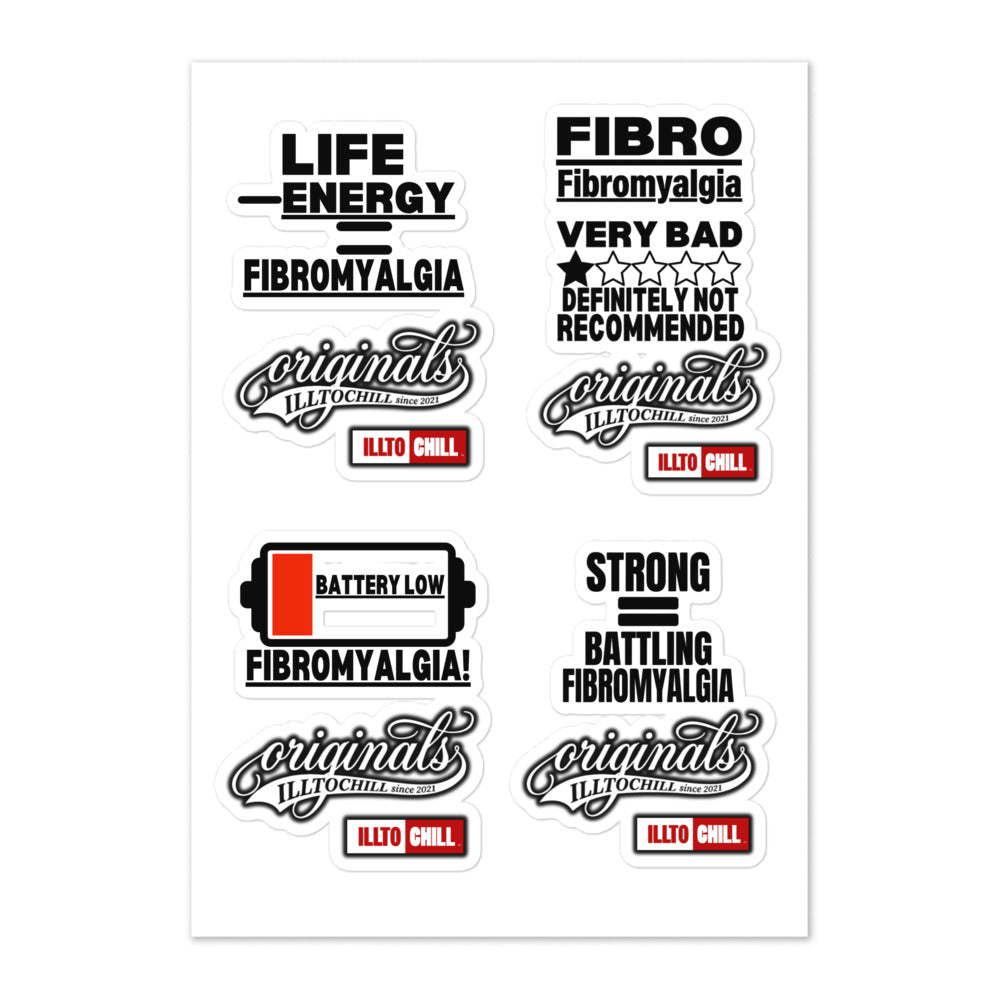 ILLTOCHILL Fibromyalgia Sticker