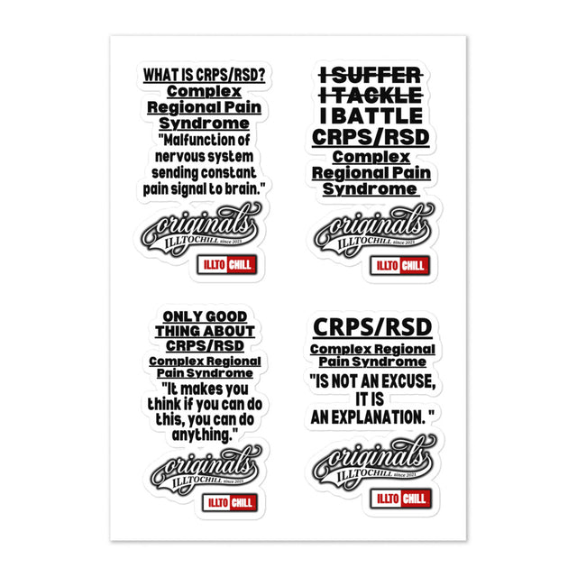 CRPS Sticker Sheet — Because We Deserve to Take Up Space | ILLTOCHILL