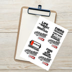 ILLTOCHILL Fibromyalgia Sticker